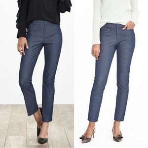 Banana Republic Sloan Fit Chambray Pants 2P